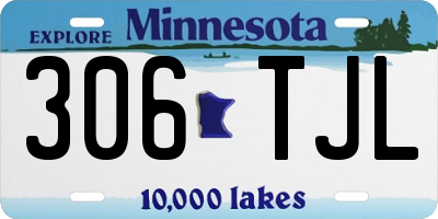MN license plate 306TJL