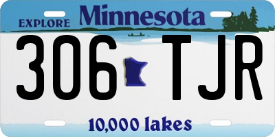 MN license plate 306TJR