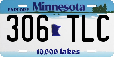 MN license plate 306TLC