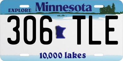 MN license plate 306TLE