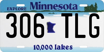 MN license plate 306TLG