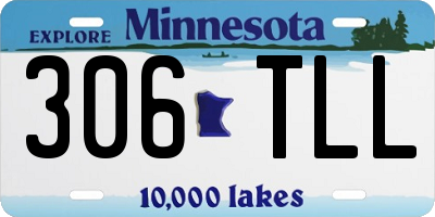 MN license plate 306TLL
