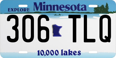 MN license plate 306TLQ