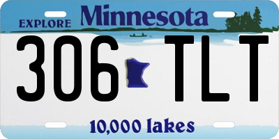 MN license plate 306TLT