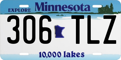 MN license plate 306TLZ