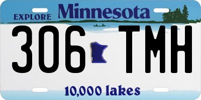 MN license plate 306TMH