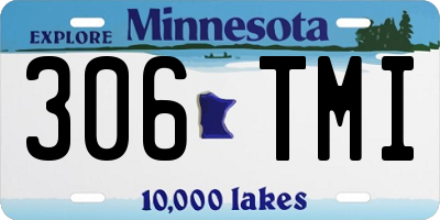 MN license plate 306TMI