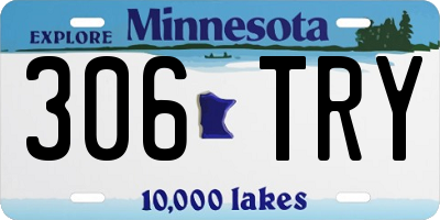 MN license plate 306TRY