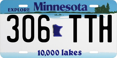 MN license plate 306TTH