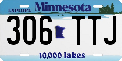 MN license plate 306TTJ