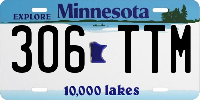 MN license plate 306TTM