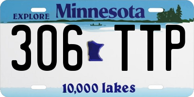 MN license plate 306TTP