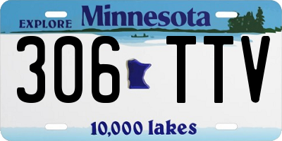 MN license plate 306TTV