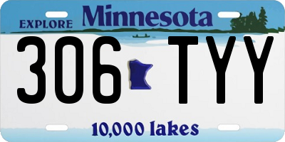 MN license plate 306TYY