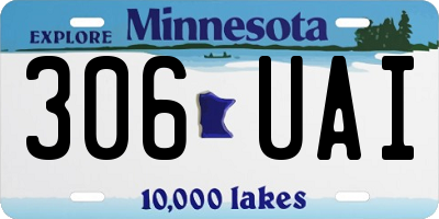 MN license plate 306UAI