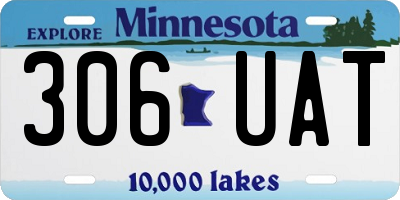 MN license plate 306UAT