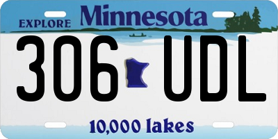 MN license plate 306UDL