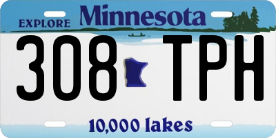 MN license plate 308TPH