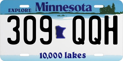 MN license plate 309QQH
