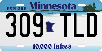 MN license plate 309TLD