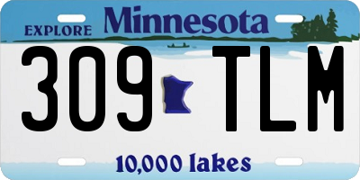 MN license plate 309TLM