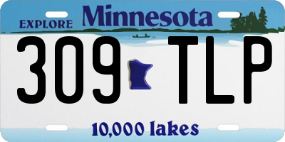 MN license plate 309TLP