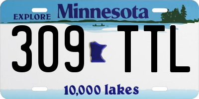 MN license plate 309TTL