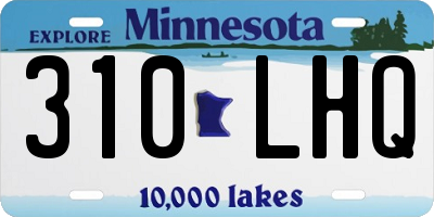 MN license plate 310LHQ
