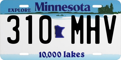 MN license plate 310MHV
