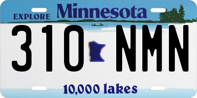 MN license plate 310NMN