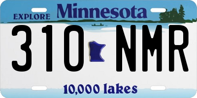 MN license plate 310NMR