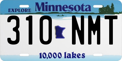 MN license plate 310NMT