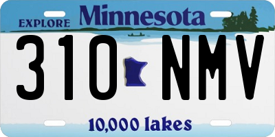 MN license plate 310NMV