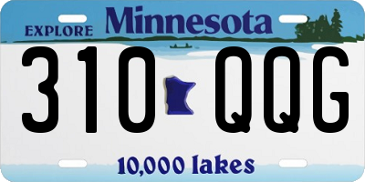 MN license plate 310QQG