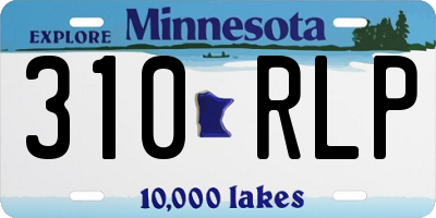 MN license plate 310RLP