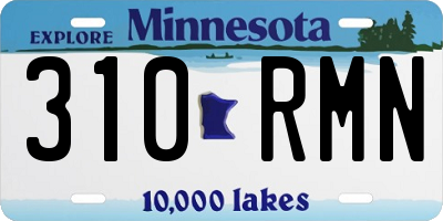 MN license plate 310RMN