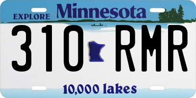 MN license plate 310RMR