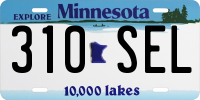 MN license plate 310SEL
