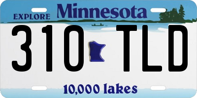 MN license plate 310TLD