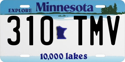 MN license plate 310TMV