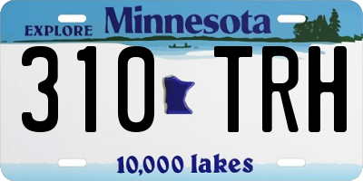 MN license plate 310TRH