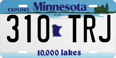 MN license plate 310TRJ