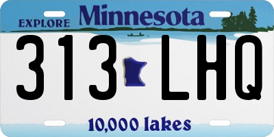 MN license plate 313LHQ