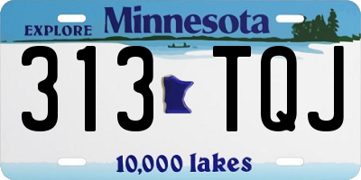 MN license plate 313TQJ