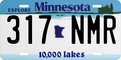 MN license plate 317NMR