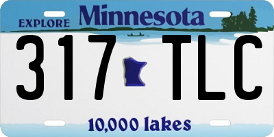 MN license plate 317TLC