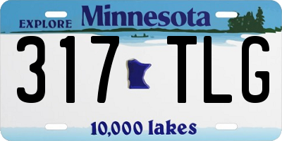 MN license plate 317TLG
