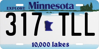 MN license plate 317TLL