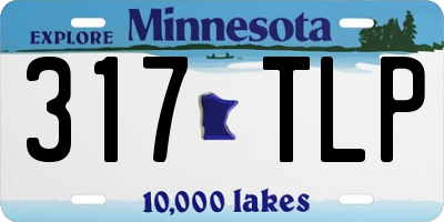 MN license plate 317TLP