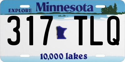 MN license plate 317TLQ
